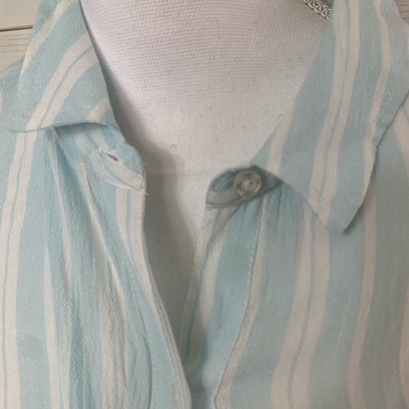 Abound Light Blue white Button Down Shirt - Picture 4 of 11